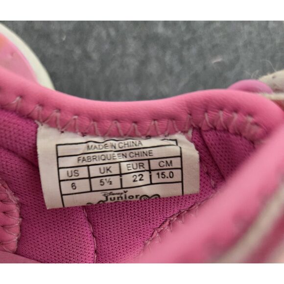 Disney Minnie Mouse Light Up Sandals Little Girls Size 6 Pink Adjustable - Picture 5 of 6